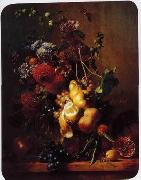 unknow artist Floral, beautiful classical still life of flowers.102 oil painting on canvas